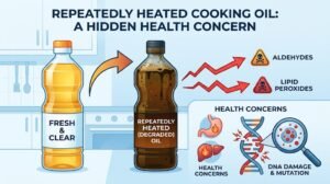 Repeatedly Heated Cooking Oil: A Hidden Health Concern